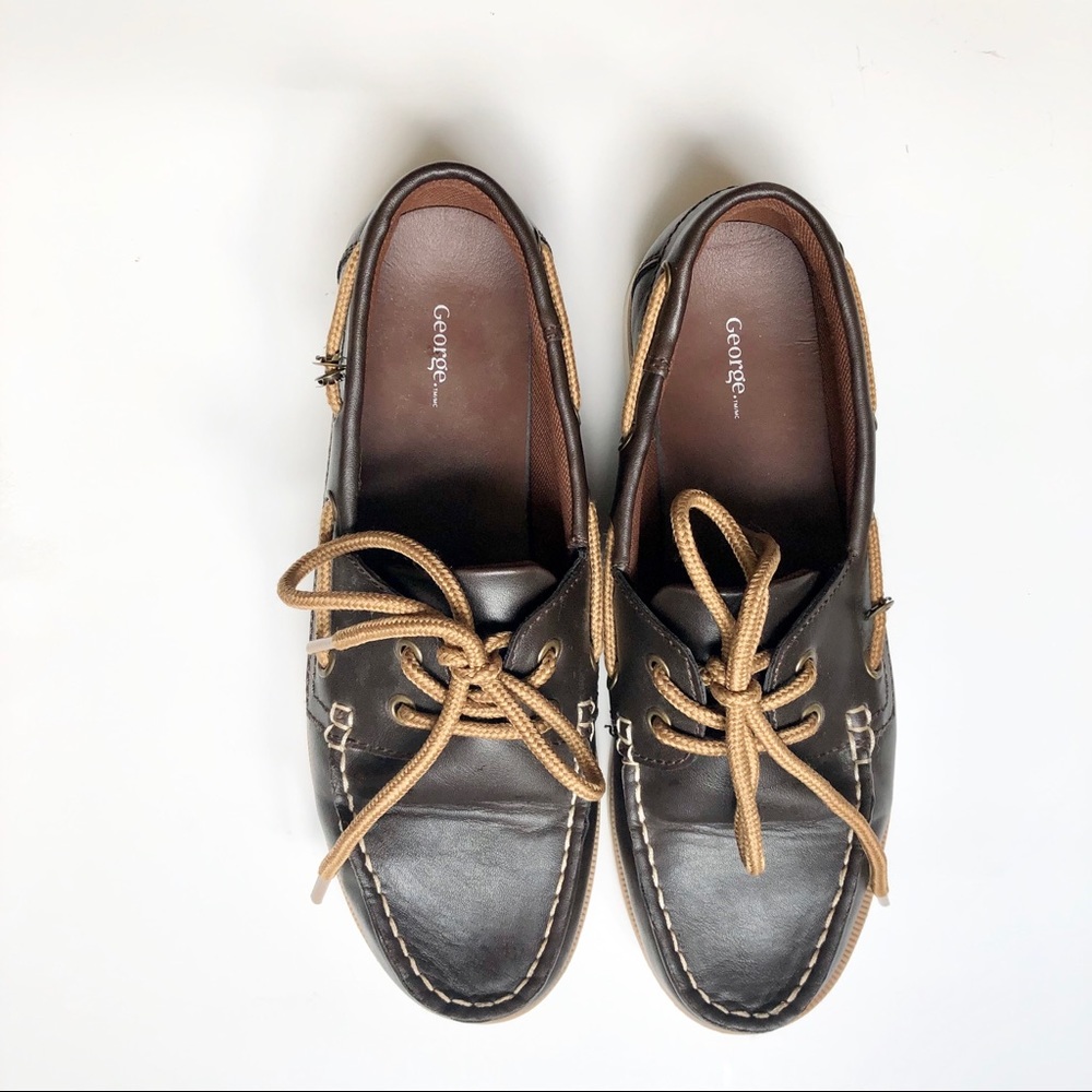 Men’s Casual Boat Shoes in Brown - Picture 5 of 14